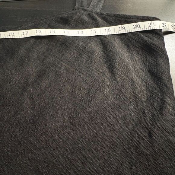 Eileen Fisher Black Linen Cotton Cami Tank Top XL – Minimalist Italian Fabric - Picture 5 of 8